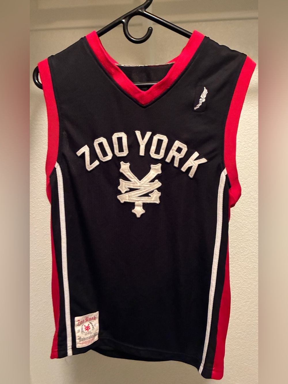 Zoo York Black & Red Basketball Jersey -Y2K